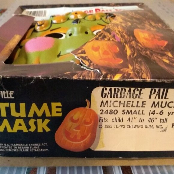 ULTRA RARE Garbage Pail Kids 1985 Michelle Muck Vintage Halloween Costume In Box - Picture 6 of 9